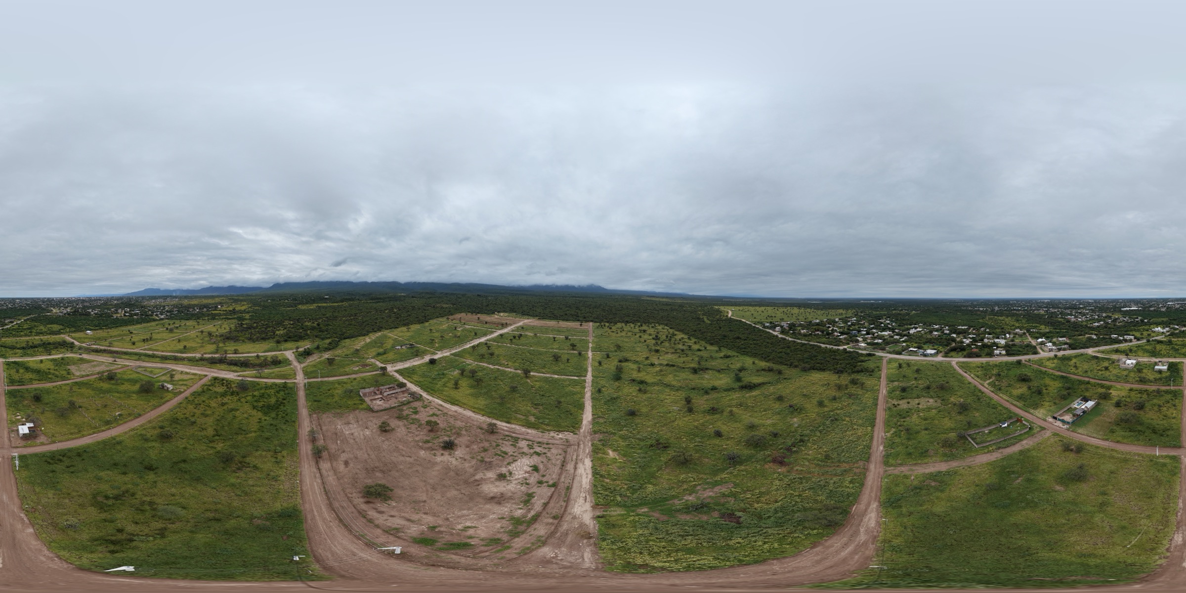 Vista aérea del desarrollo